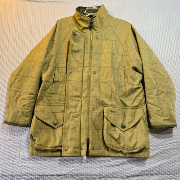 Laksen Scottish Wool Amaretta Gore-Tex Tweed Shooting Coat Men's 40 - Picture 4 of 14